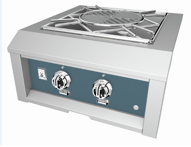 Hestan 24” Built-In Power Burner, NG, Color