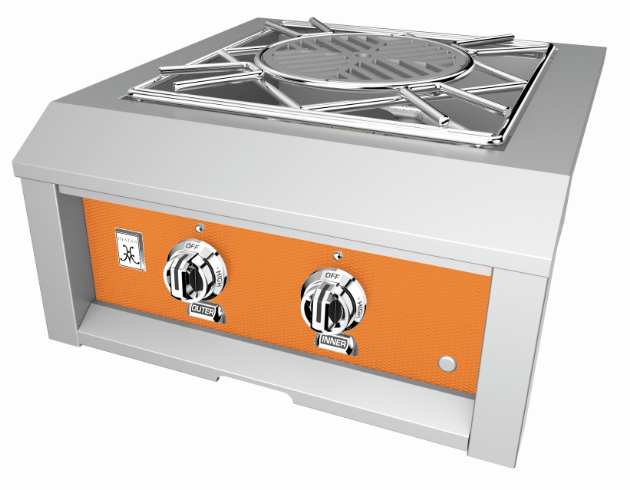 Hestan 24” Built-In Power Burner, LP, Color