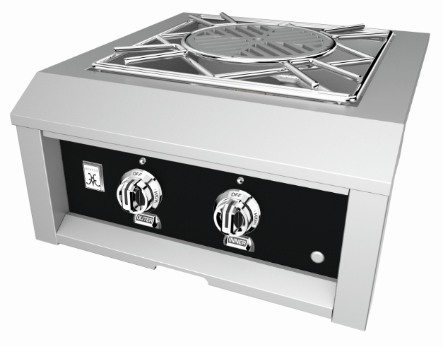 Hestan 24” Built-In Power Burner, NG, Color