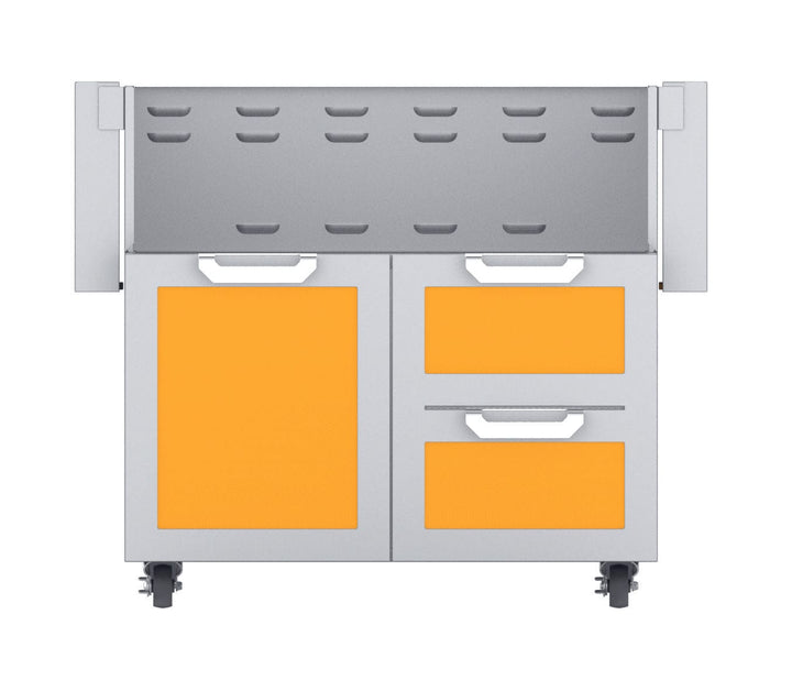 Hestan 36” Single Door & Double Drawer Grill Cart, Color