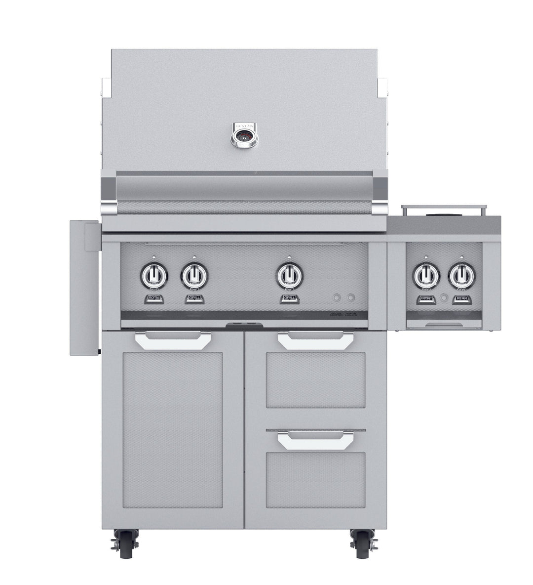 Hestan 30” Single Door & Double Drawer Grill Cart, Color