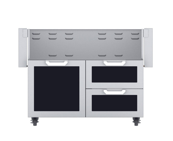 Hestan 42” Single Door & Double Drawer Grill Cart, Color