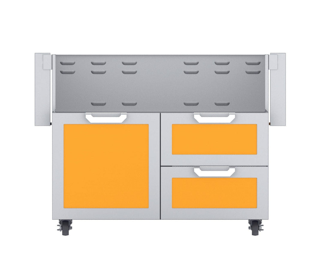 Hestan 42” Single Door & Double Drawer Grill Cart, Color