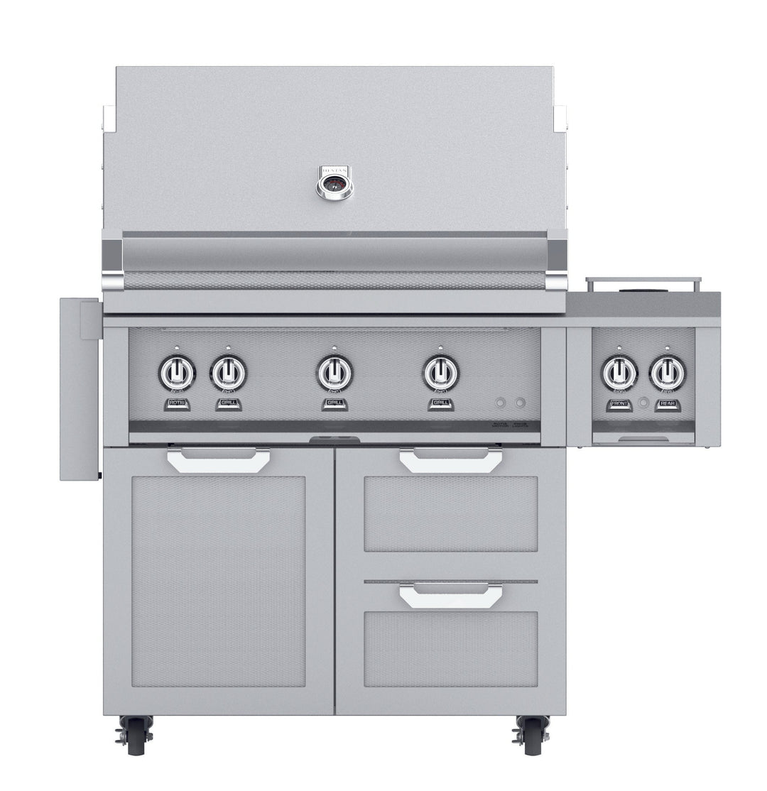 Hestan 36” Single Door & Double Drawer Grill Cart