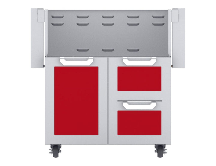 Hestan 30” Single Door & Double Drawer Grill Cart, Color
