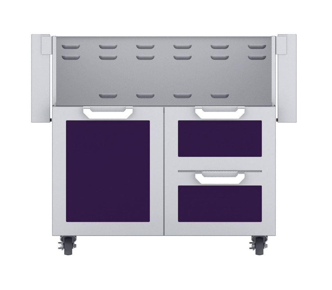Hestan 36” Single Door & Double Drawer Grill Cart, Color
