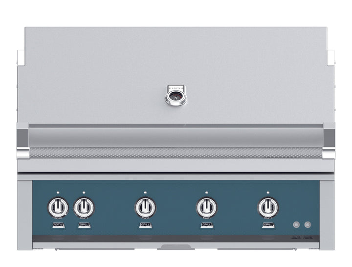 Hestan 30” Built-In Grill, 1 Trellis Burner & 1 Sear Burner w/Rotisserie, NG, Color