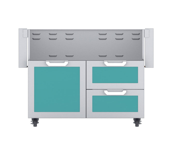 Hestan 42” Single Door & Double Drawer Grill Cart, Color