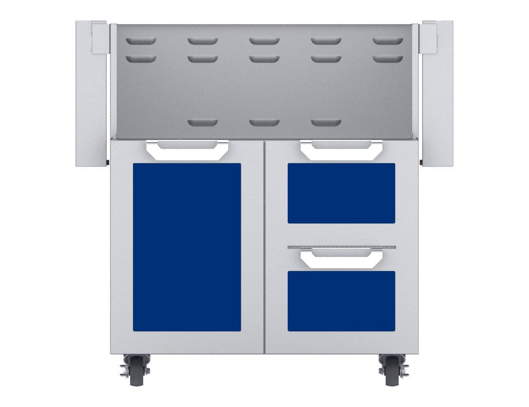 Hestan 30” Single Door & Double Drawer Grill Cart, Color