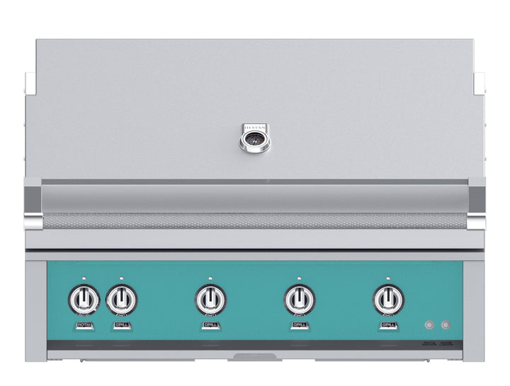 Hestan 30” Built-In Grill, 1 Trellis Burner & 1 Sear Burner w/Rotisserie, NG, Color