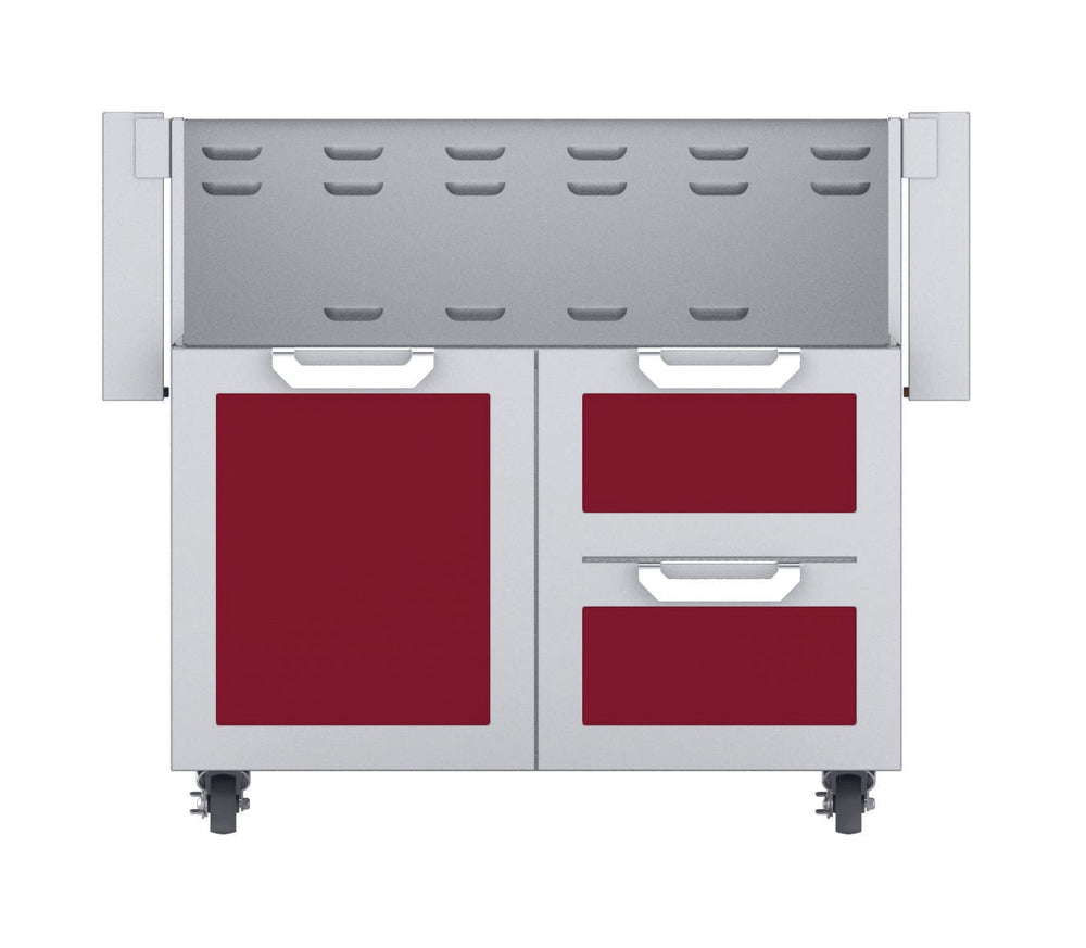 Hestan 36” Single Door & Double Drawer Grill Cart, Color
