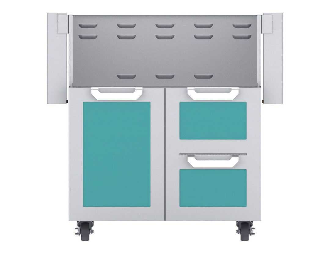 Hestan 30” Single Door & Double Drawer Grill Cart, Color