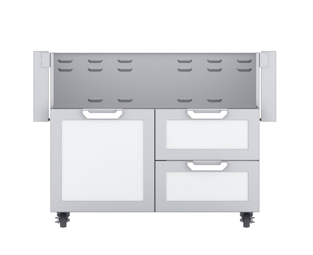 Hestan 42” Single Door & Double Drawer Grill Cart, Color