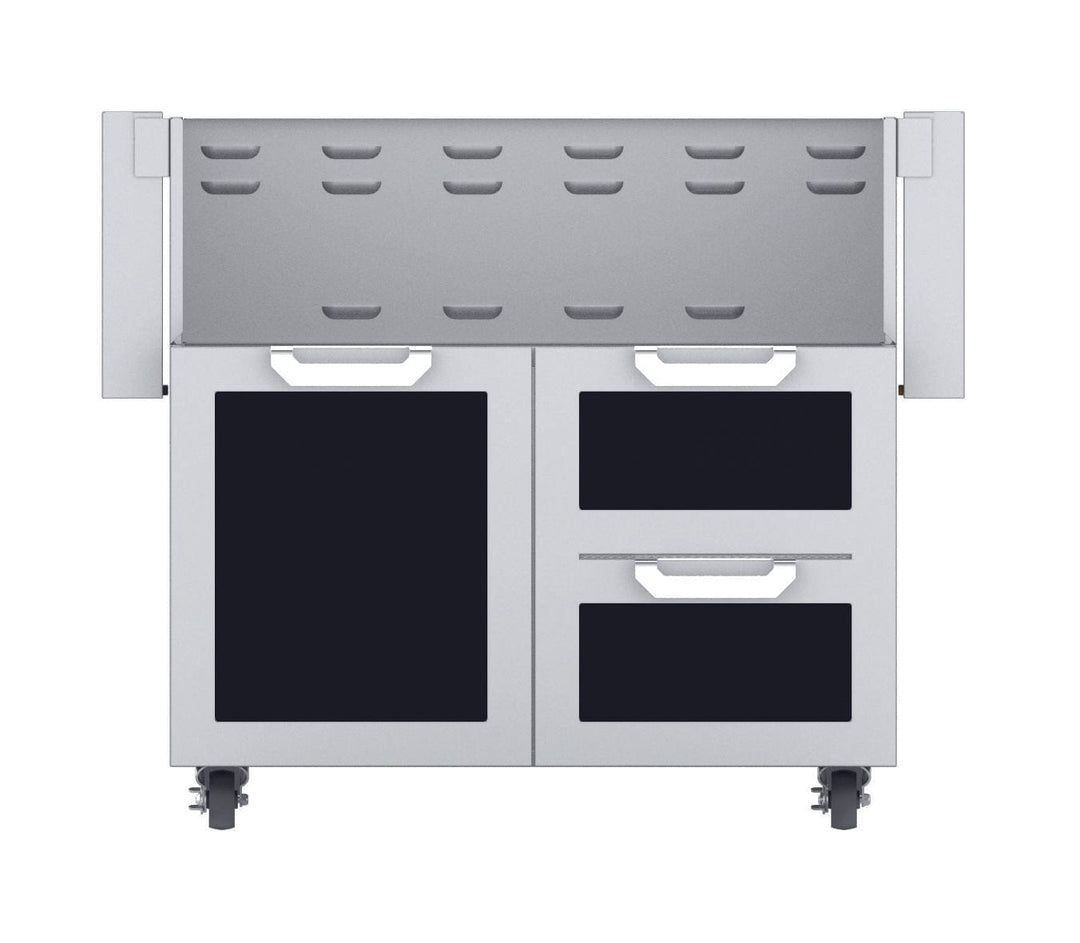 Hestan 36” Single Door & Double Drawer Grill Cart, Color