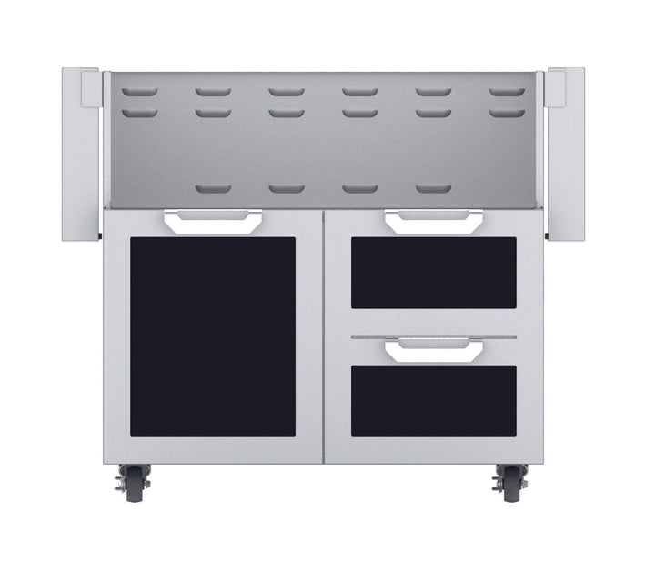 Hestan 36” Single Door & Double Drawer Grill Cart, Color