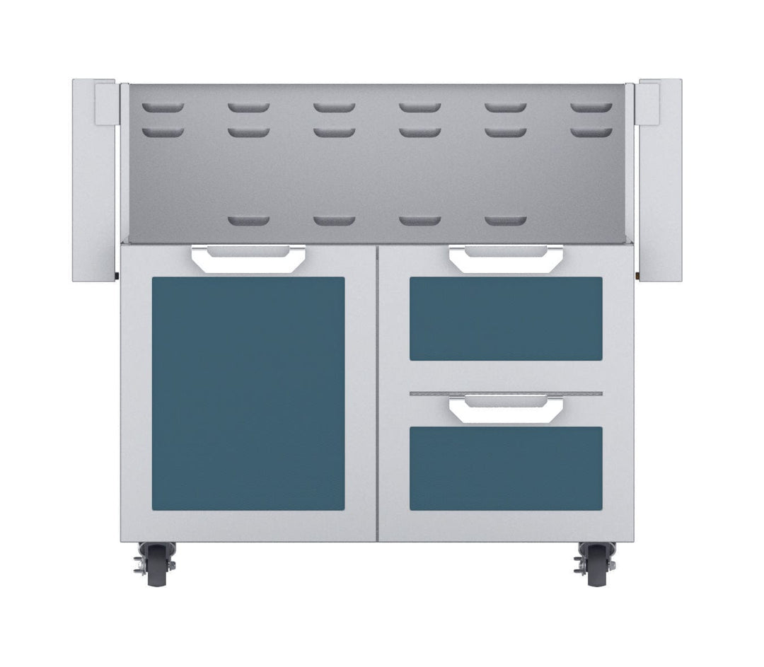 Hestan 36” Single Door & Double Drawer Grill Cart, Color