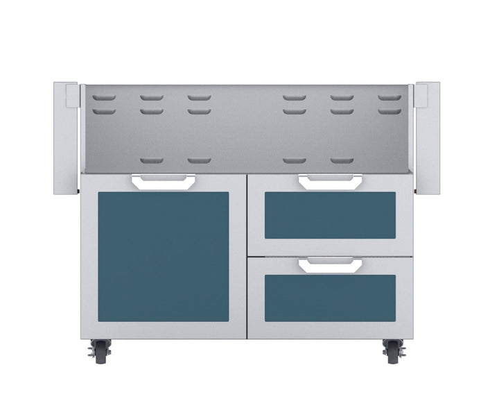 Hestan 42” Single Door & Double Drawer Grill Cart, Color