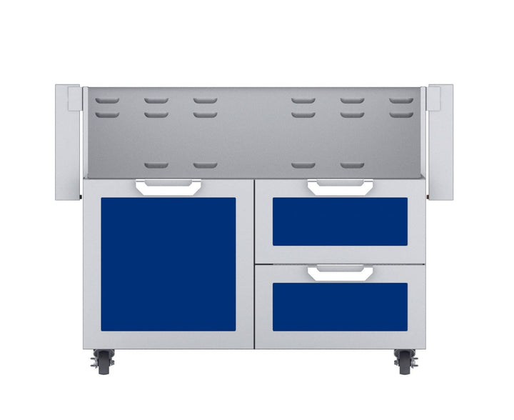 Hestan 42” Single Door & Double Drawer Grill Cart, Color