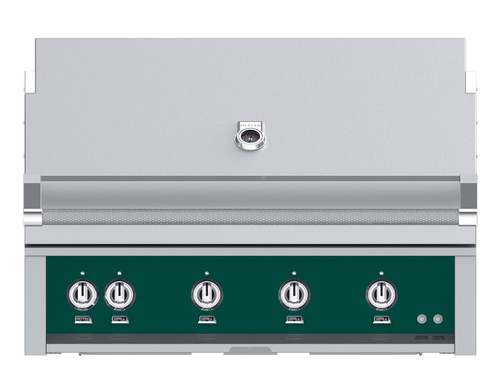 Hestan 30” Built-In Grill, 1 Trellis Burner & 1 Sear Burner w/Rotisserie, NG, Color