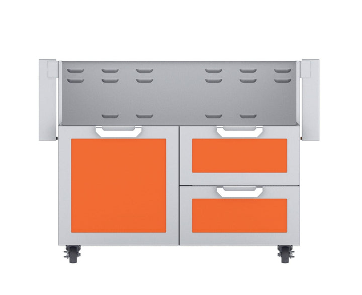 Hestan 42” Single Door & Double Drawer Grill Cart, Color