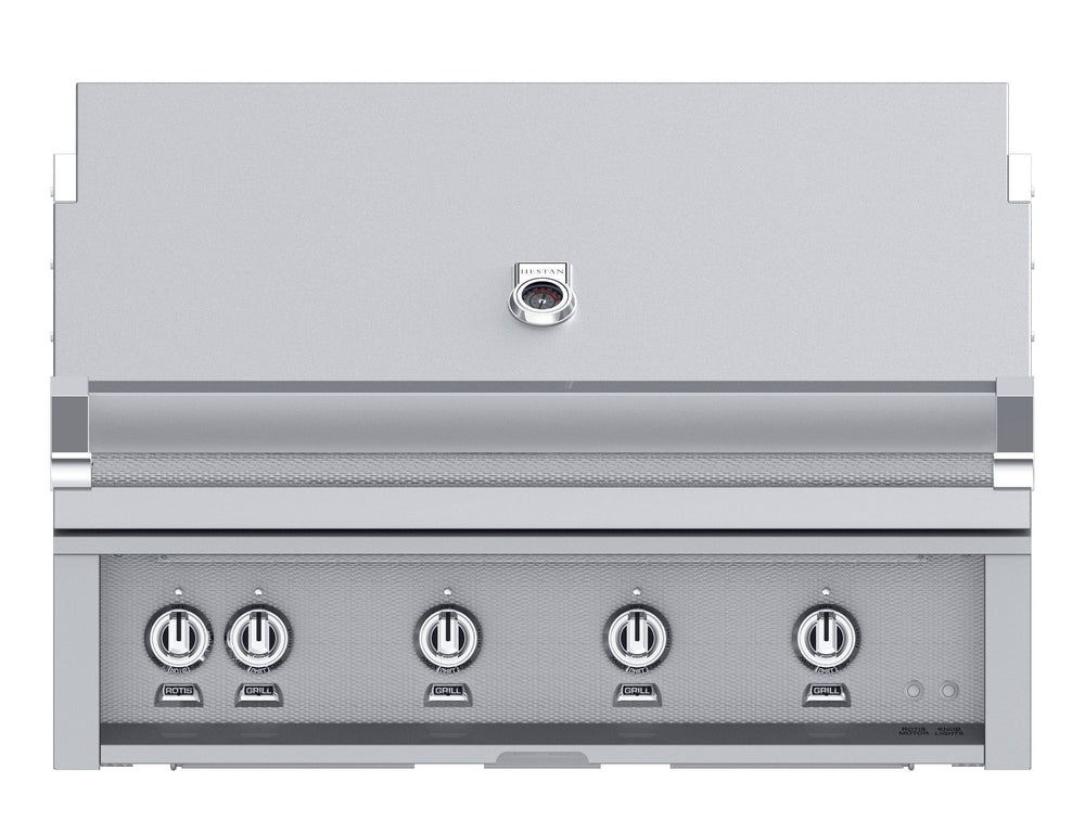 Hestan 30” Built-In Grill, 1 Trellis Burner & 1 Sear Burner w/Rotisserie, NG, Color