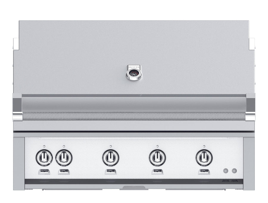 Hestan 30” Built-In Grill, 1 Trellis Burner & 1 Sear Burner w/Rotisserie, NG