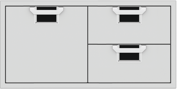 Hestan ASPIRE Double Drawer and Storage Door Combination 36"