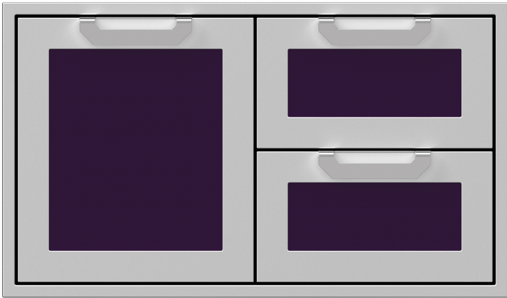 Hestan 30” Double Drawer & Storage Door Combo, Color