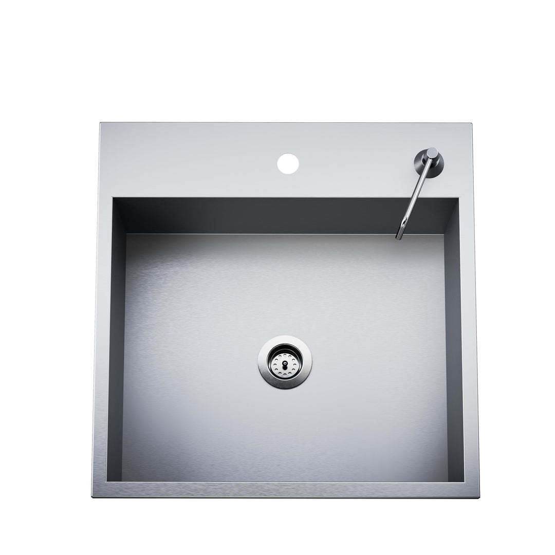 Twin Eagles 24” Twin Eagles Outdoor Sink with S/S Cover (Faucet Not Included)