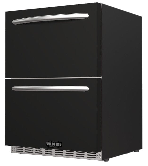 Wildfire 24" DUAL DRAWER REFRIG BLACK STAINLESS SLEEVE