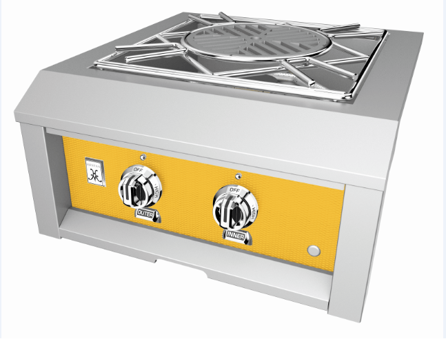 Hestan 24” Built-In Power Burner, NG, Color