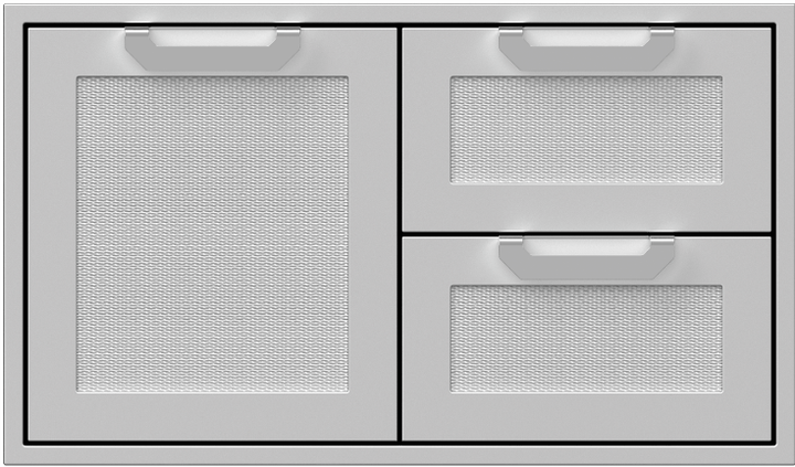 Hestan 36” Double Drawer & Storage Door Combo