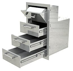 Alfresco ALFRESCO THREE DRAWER/PAPER TOWEL HOLDER