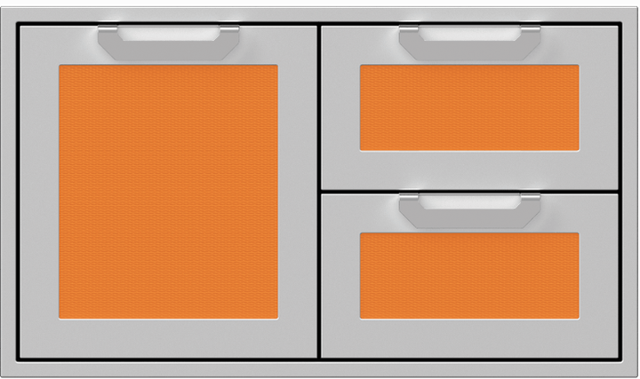 Hestan 30” Double Drawer & Storage Door Combo, Color