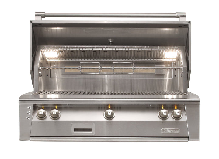 Alfresco 42" Built-in Grill, 3 Burner, Rotis, Smoker