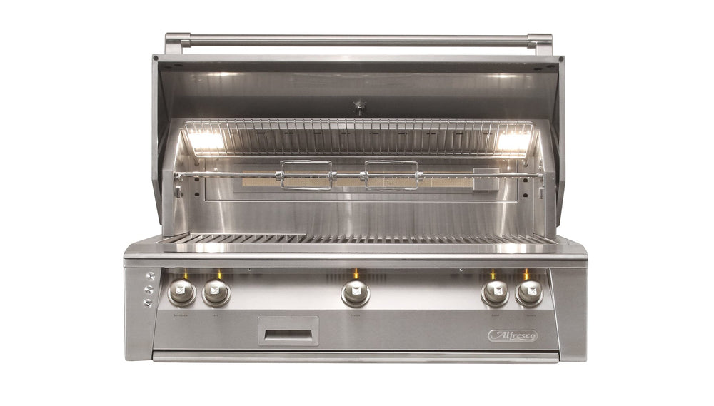 Alfresco 42" Built-in Grill, 2 Burner, Rotis, Smoker, SearZone™