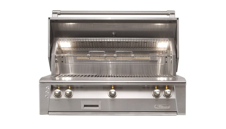 Alfresco 42" Built-in Grill, 2 Burner, Rotis, Smoker, SearZone™
