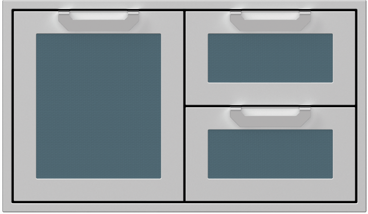 Hestan 30” Double Drawer & Storage Door Combo, Color