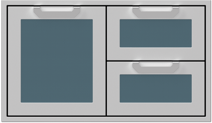 Hestan 30” Double Drawer & Storage Door Combo, Color