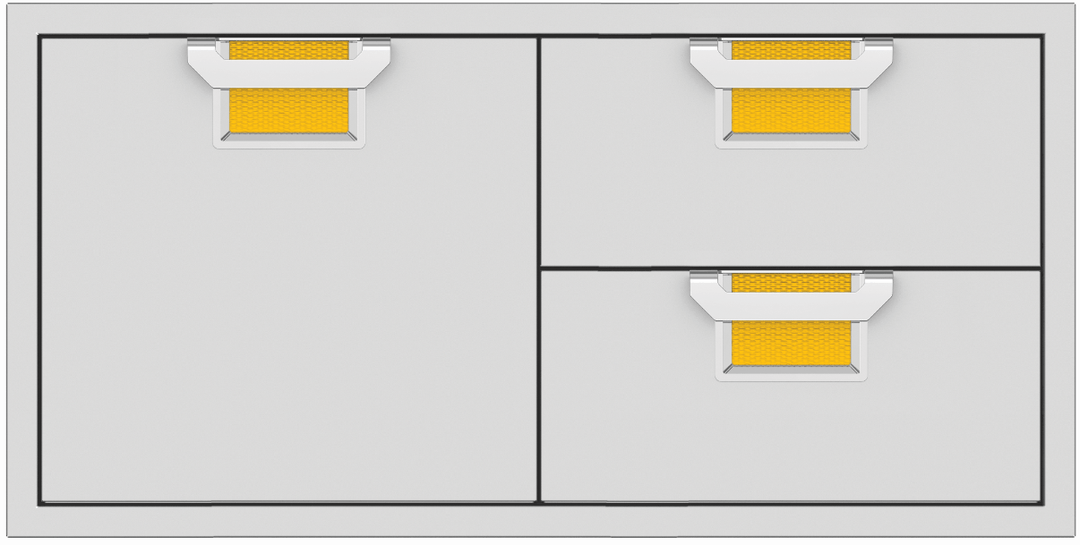 Hestan ASPIRE Double Drawer and Storage Door Combination 36"