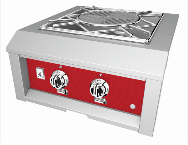 Hestan 24” Built-In Power Burner, NG, Color