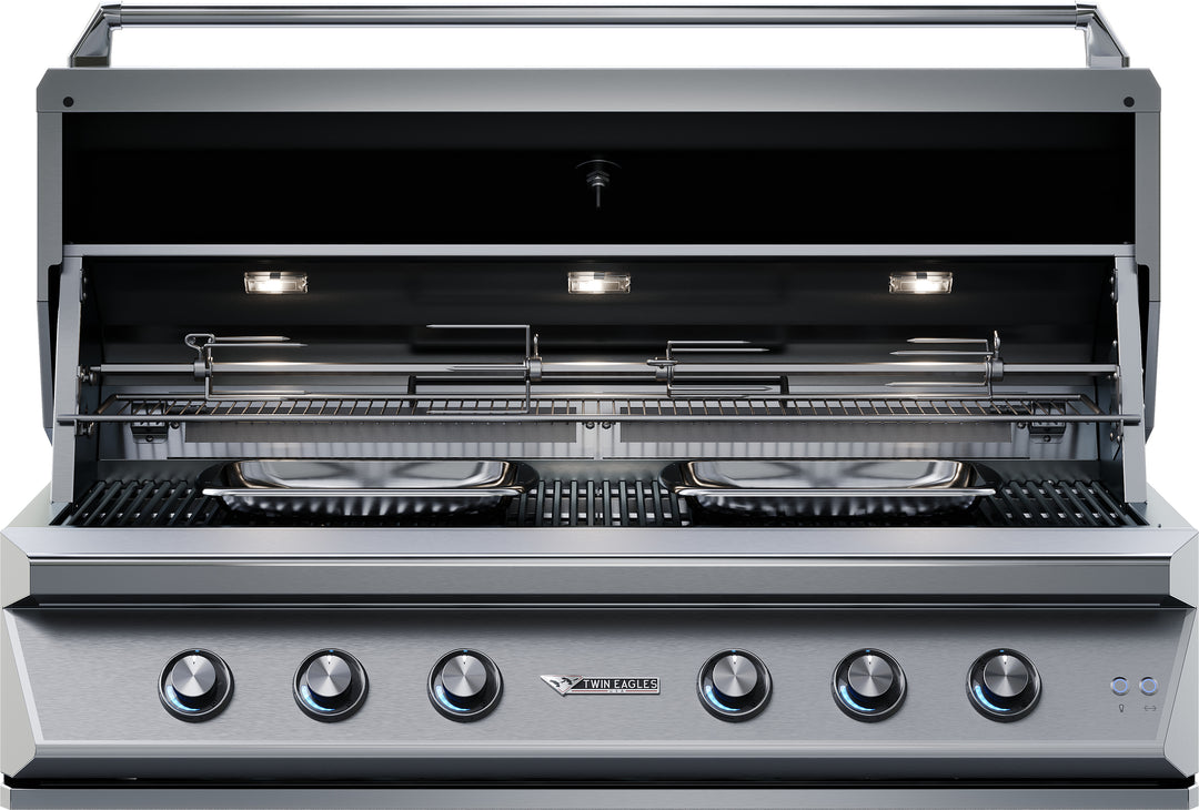 54” Twin Eagles Gas Grill with Infrared Rotisserie and Sear Zone