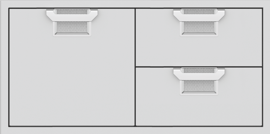 Hestan ASPIRE Double Drawer and Storage Door Combination 42"