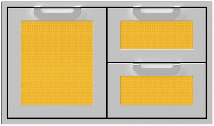Hestan 36” Double Drawer & Storage Door Combo, Color