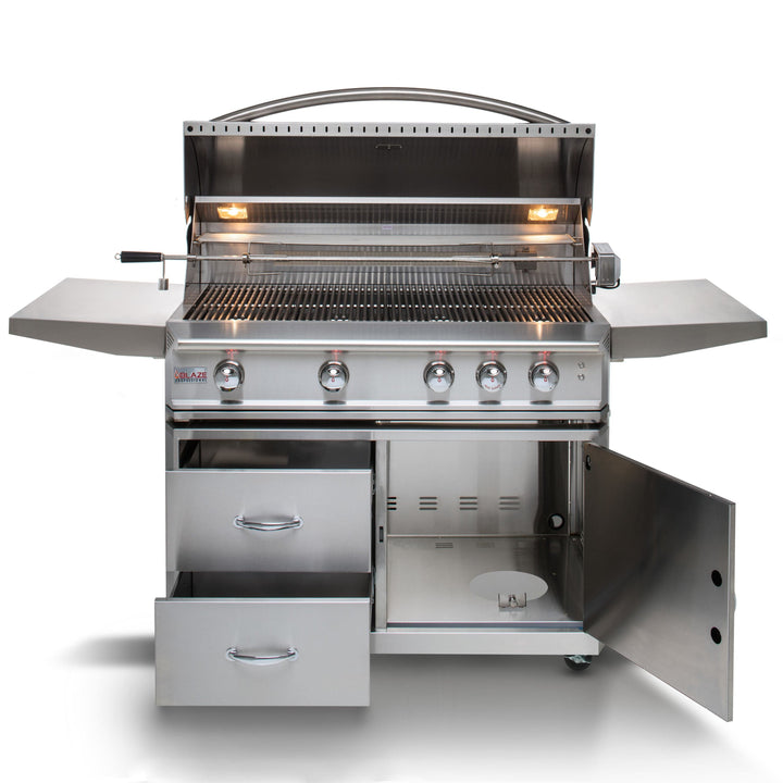 Blaze Grill Cart for Blaze Professional LUX 44-Inch Grill