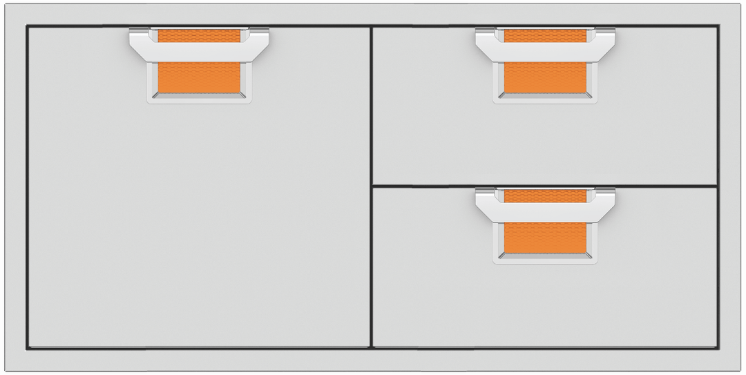 Hestan ASPIRE Double Drawer and Storage Door Combination 36"