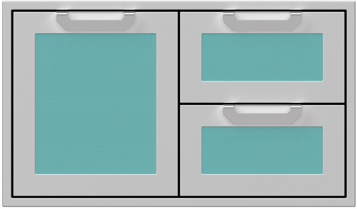 Hestan 30” Double Drawer & Storage Door Combo, Color