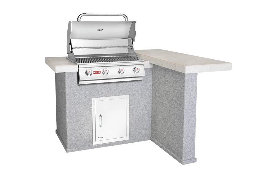 Bull Grills Patio Q Outdoor Island Kitchen & Grill