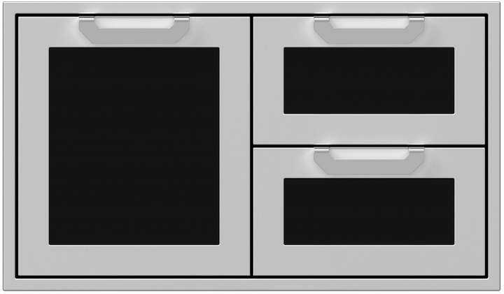 Hestan 30” Double Drawer & Storage Door Combo, Color