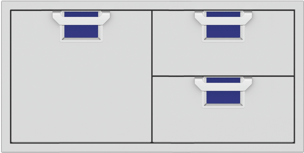 Hestan ASPIRE Double Drawer and Storage Door Combination 42"